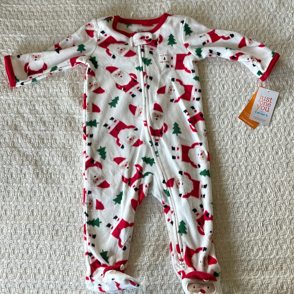 Carters Christmas Fleece Sleeper
